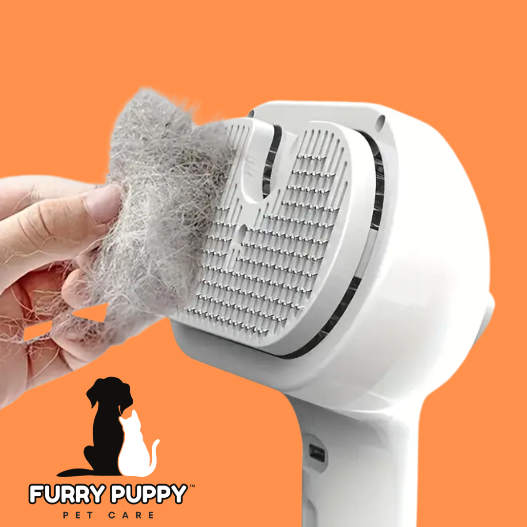 Spazzola a vapore Furry Puppy™ per toelettatura